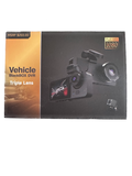 3 Channel Dash Cam, 1080P Dash Cam Front and Rear Inside