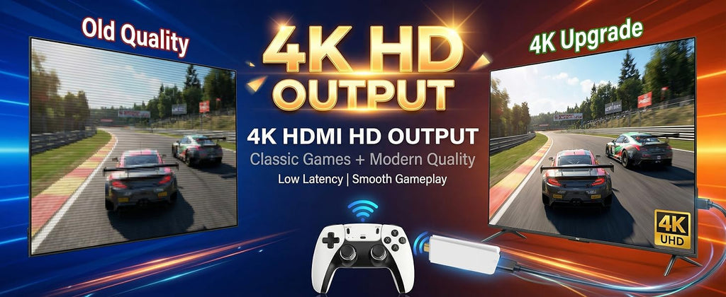 RS5 wireless 4K HDR game system 3D capabilities