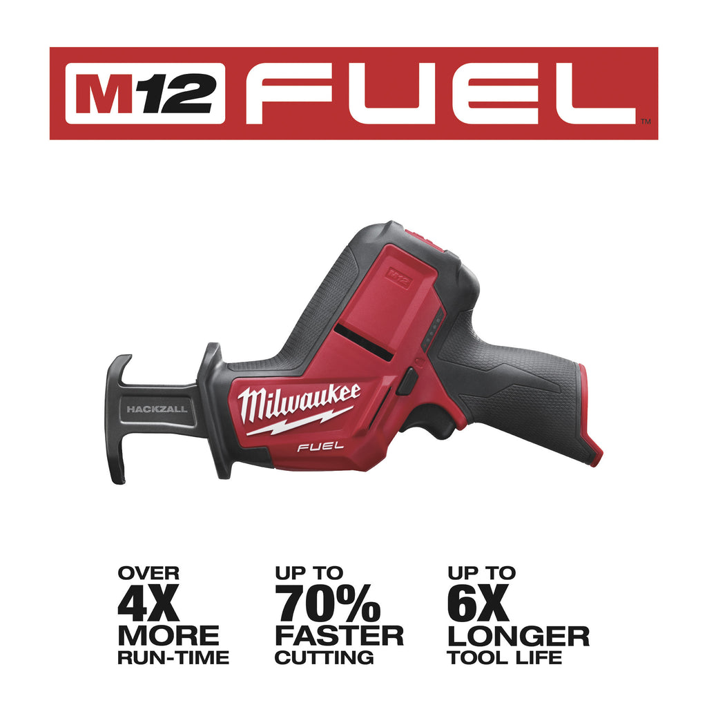 Milwaukee M12 Hackzall Cordless Brushed Reciprocating Saw Tool Only