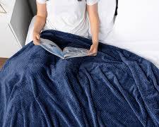 Alaska Super Soft Throw Blanket (king) - Royal Blue Color