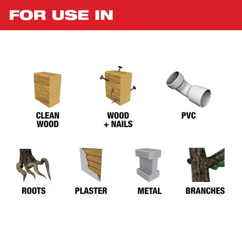 Milwaukee M12 Hackzall Cordless Brushed Reciprocating Saw Tool Only