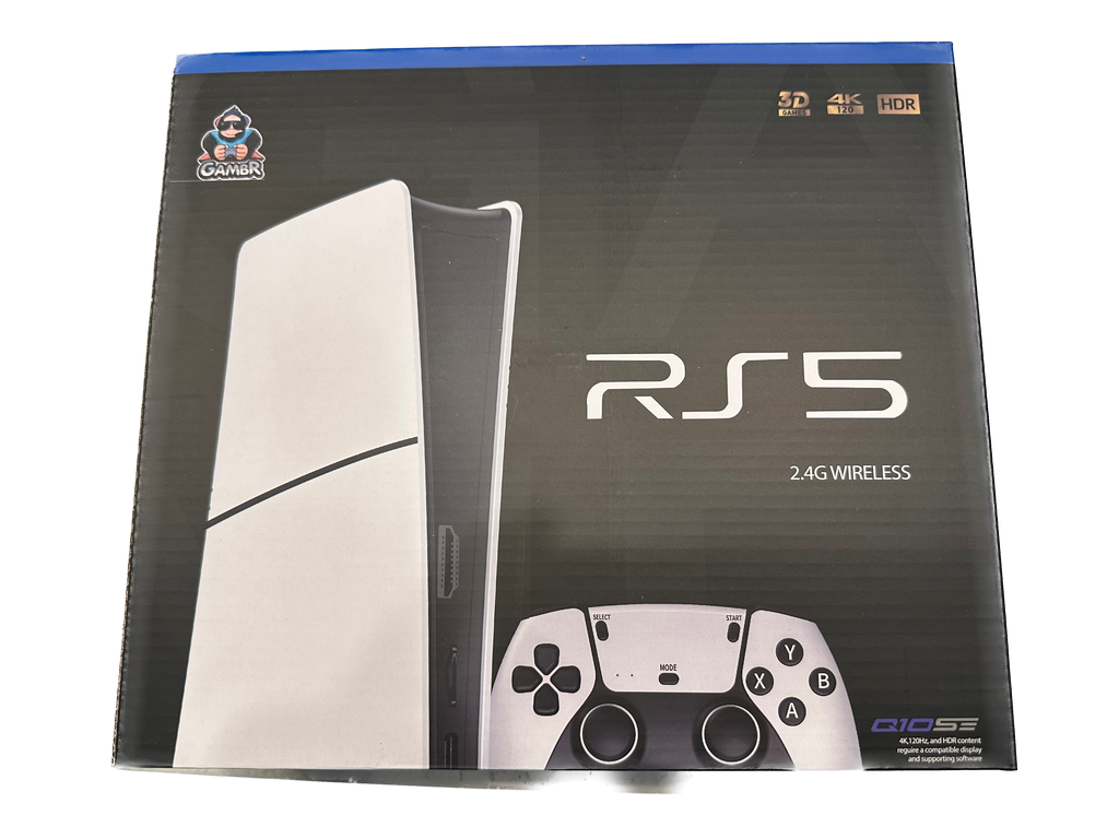 RS5 wireless 4K HDR game system 3D capabilities