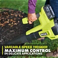 Ryobi 350 CFM leaf blower RYOBI ONE+ HP 18V Brushless 110 MPH