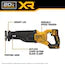 DEWALT XR 20-volt Max Variable Speed Brushless Cordless Reciprocating Saw-Tool Only (NEW) in original pkg.