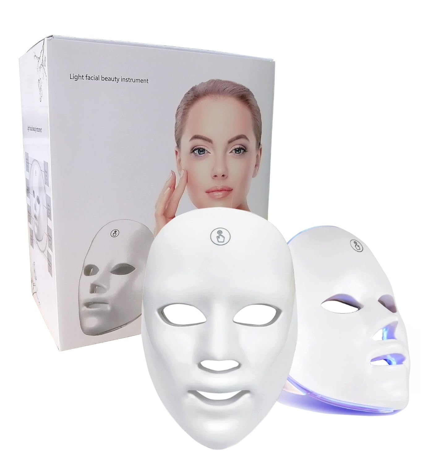 7-Color LED Light Therapy Face Mask,